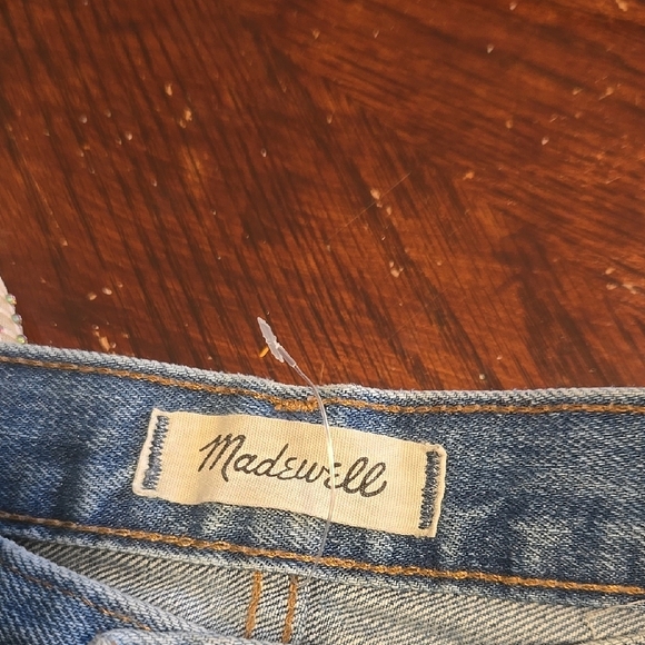 Madewell Distressed Blue Jeans Bleached Edition - Picture 2 of 7